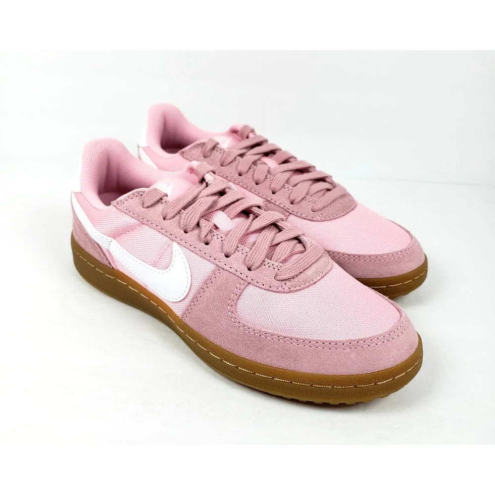 Nike Field General Youth Size 7Y Womens Size 8.5 Med Soft Pink White Shoes